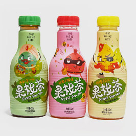 果找茶果汁飲料瓶型設計