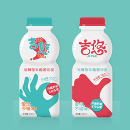 吉悠酸奶瓶型設計