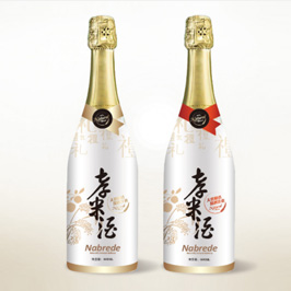 孝米酒瓶貼設計